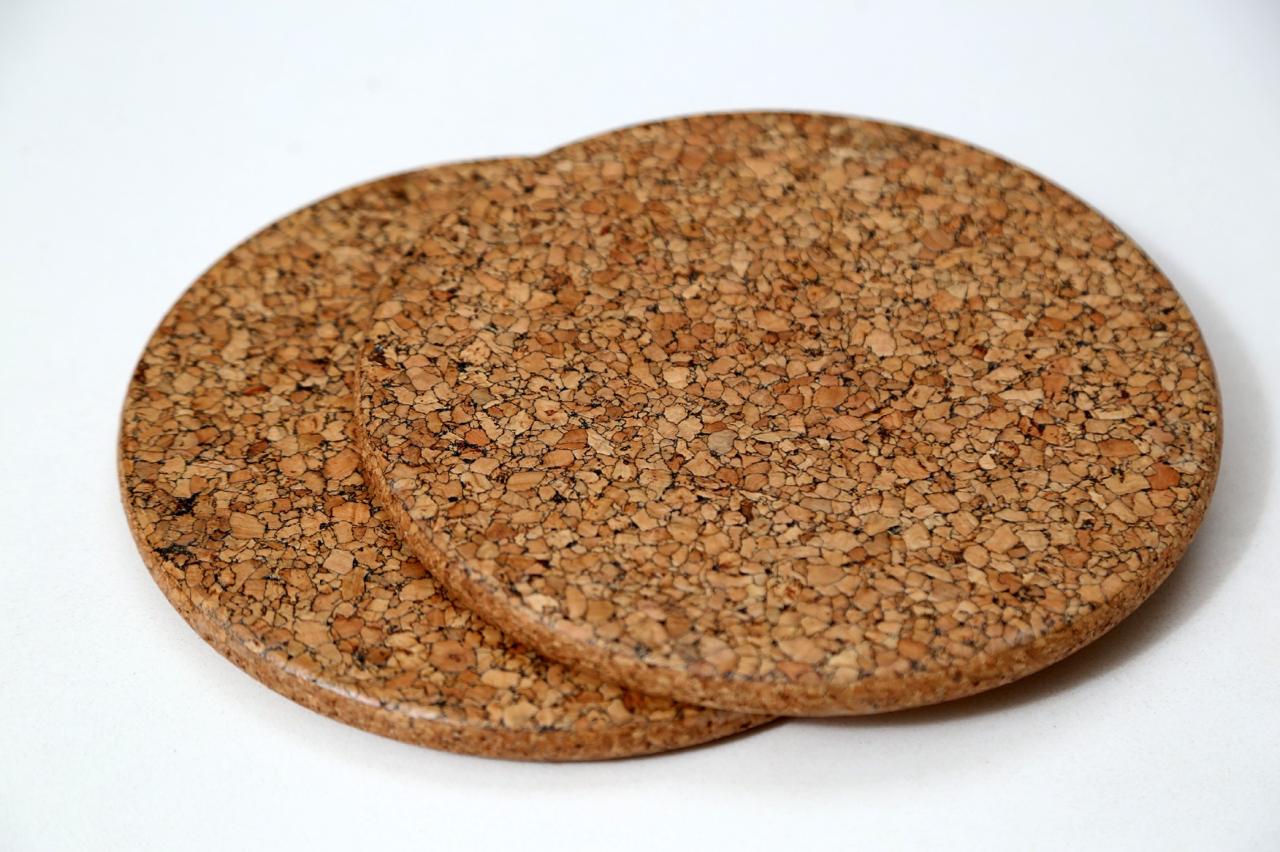 Cork Fine Natural Trivet — Set - Image 3