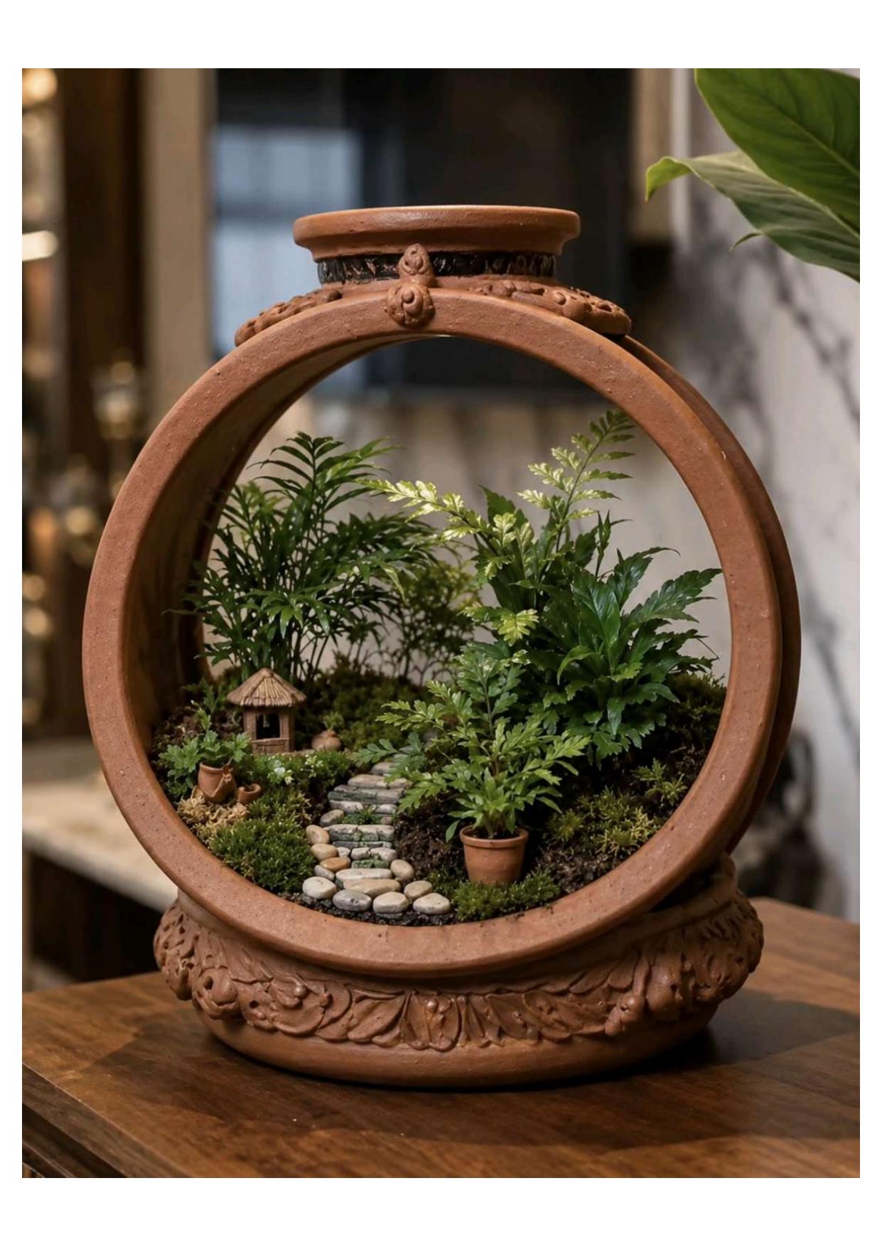Green Succulent Jar Candle