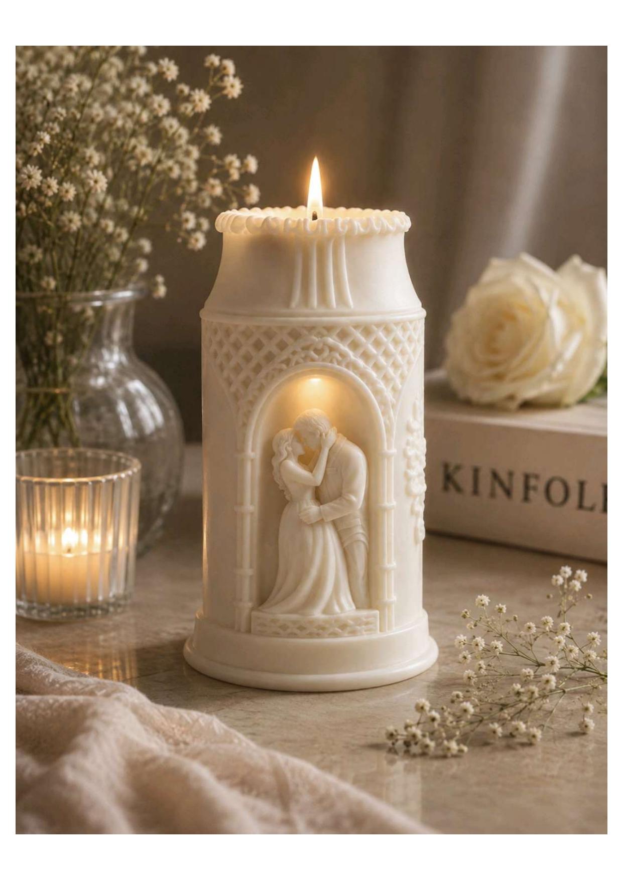 Couple Pillar Candle