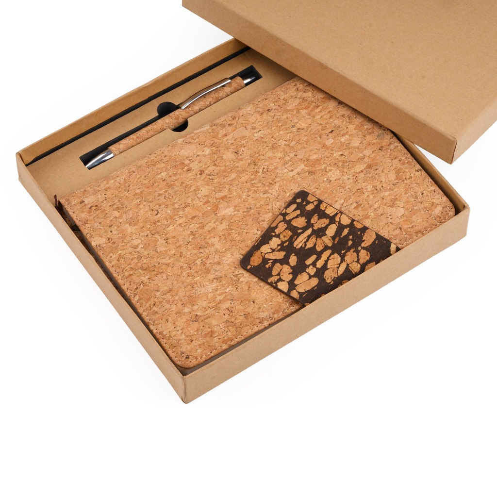 Cork Diary A5 Fab India Combo 30