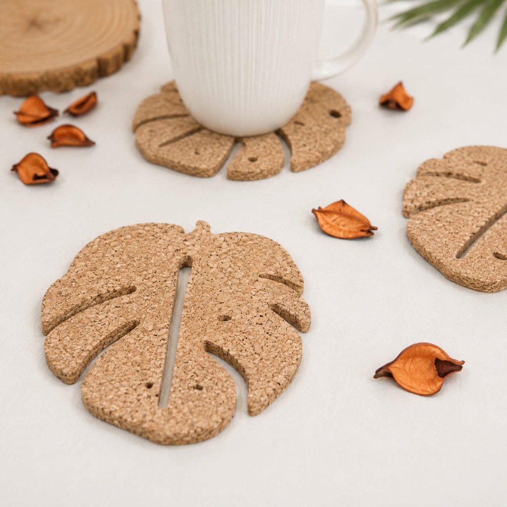 Leaf Shape Coaster — Set