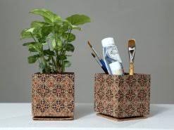 Box Print Table Top T.T. Planter - Image 3