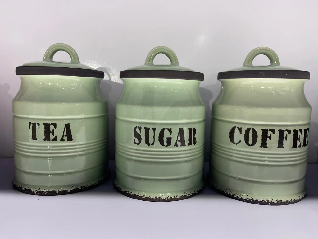 Ceramic Storage Jars Set
