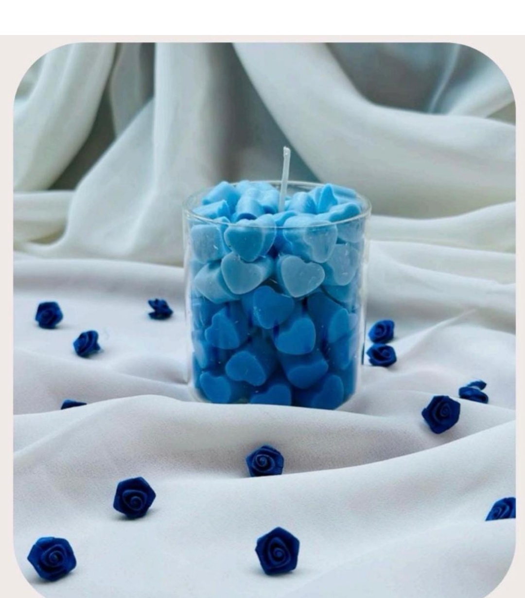 Blue Love Jar Candle