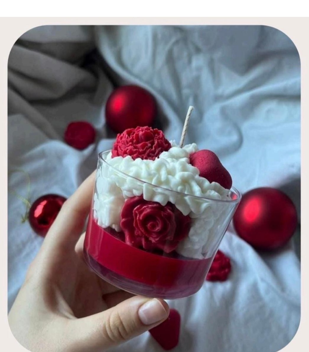 Whipped Floral Jar Candle
